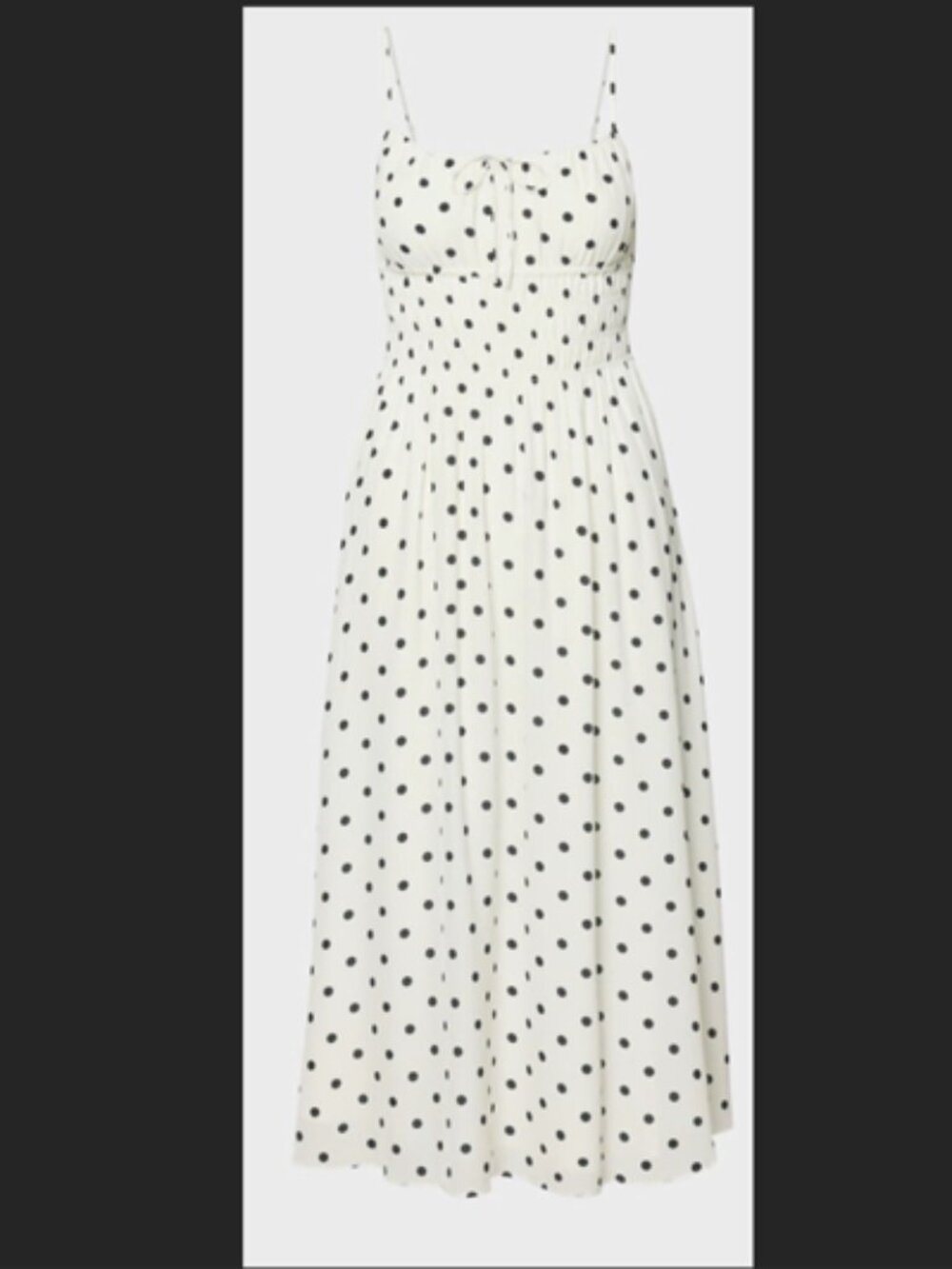 NWT Aritzia Wilfred Polkadot Typescript Cami Dress - Small